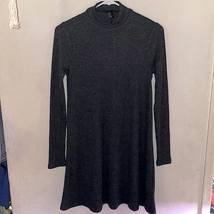 Forever 21 ribbed turtleneck swing dress